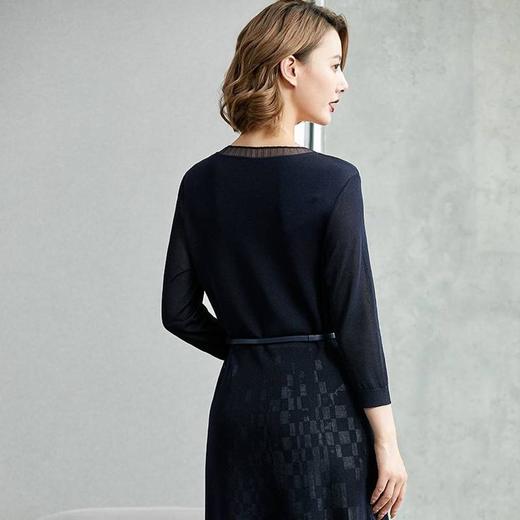 2楼NAERSI黑白格连衣裙 商品图2