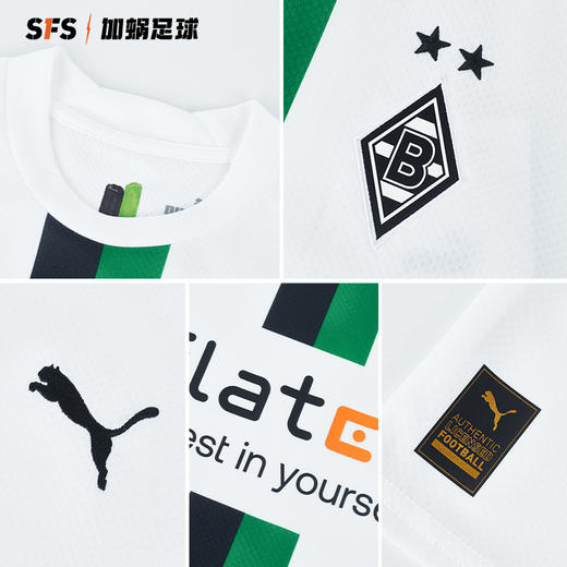 SFS彪马22-23赛季门兴格拉德巴赫主场大童青少年球衣765980-01 商品图4