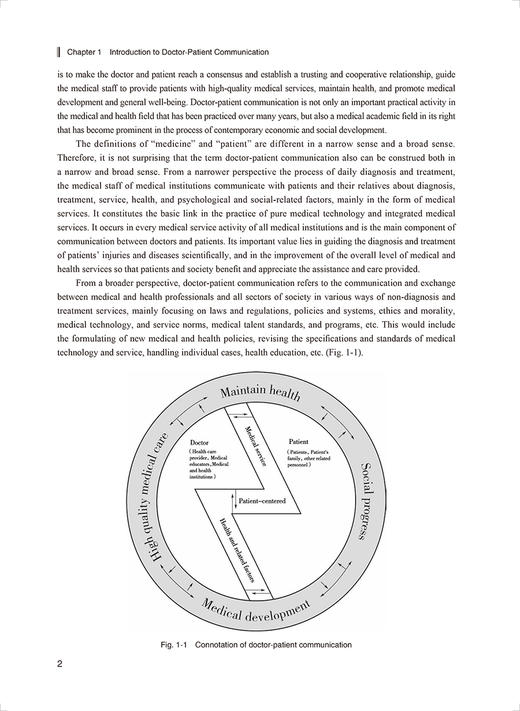 Doctor-Patient Communication 医患沟通技能和方法英文版创新教材 医患沟通概念与理论王锦帆 尹梅编9787117332323人民卫生出版社 商品图3