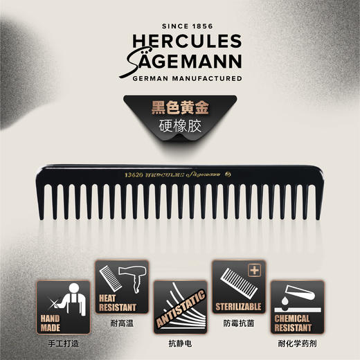 No. 13620·7.5英寸 经典款造型梳 商品图1