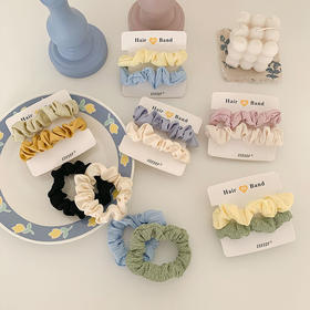 【网红同款】猪大肠发圈韩国ins头绳简约可爱小皮筋女森系