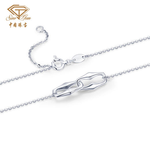 「平衡世界」铂金PT950套链项链 商品图3