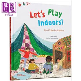 【中商原版】Rachel Victoria Hillis Let's Play Indoors Fun Crafts for Children 儿童户内手工书 英文原版儿童精品绘本