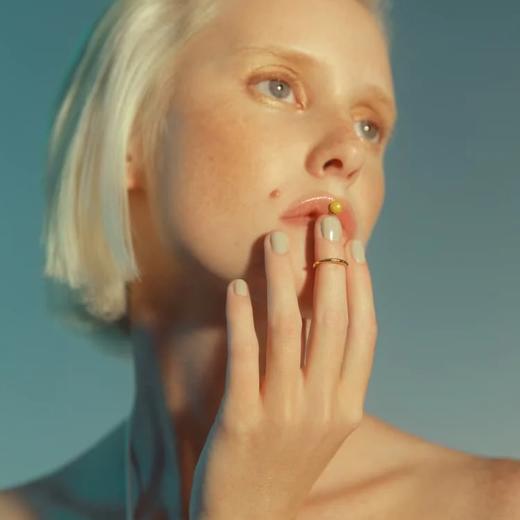 北京仓｜MAM-Midi-砂金石 指尖戒指（金色）［西班牙设计师］ 商品图4