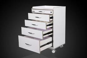 天策 移动柜亚克力边柜NW-P4（5抽）不带电源插座（议价）  bc