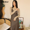 oldcolour欧珂春秋新款两件套休闲连衣裙中长款连衣裙GN31103803 商品缩略图0