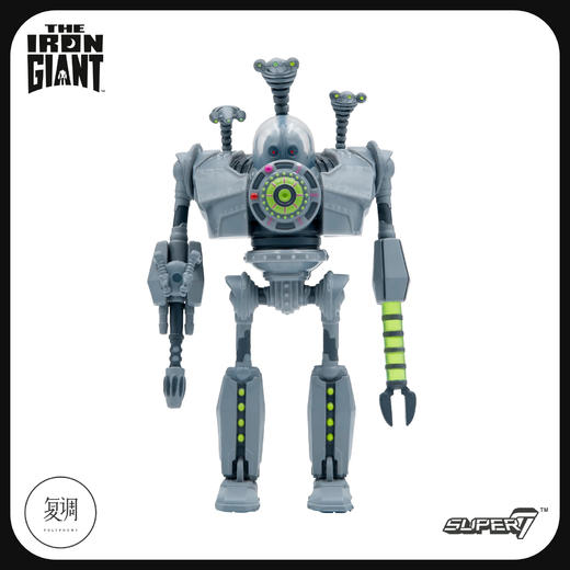 现货 Super7 钢铁巨人 挂卡系列 动画 超级钢铁巨人 商品图6