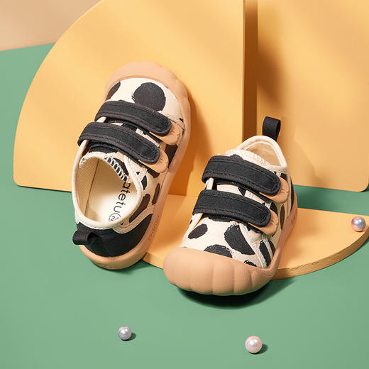 卡特兔女童帆布鞋秋季儿童室内鞋布鞋男宝宝布鞋学步童鞋 商品图3