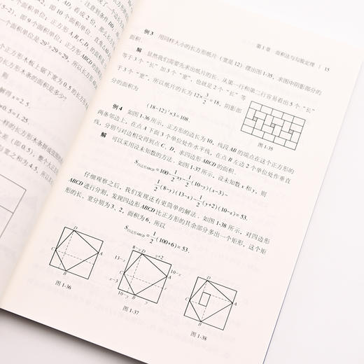 仁者wu敌面积法：巧思妙解学几何 张景中院士数学科普 几何思维 数学 简史 几何 代数 微积分 概率 商品图7