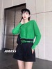 3楼阿玛施AMASS绿色针织开衫 商品缩略图0