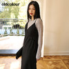 oldcolour欧珂春秋新款两件套休闲连衣裙中长款连衣裙GN31103803 商品缩略图4