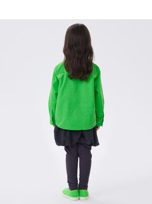 江南布衣童  22年秋款 全棉立体装饰长袖衬衫 1M8210150 商品图5