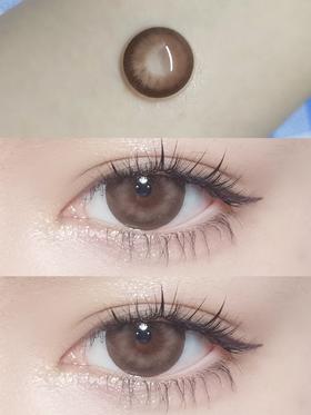 con4u日抛 中古咖咖 Kaka，直径14.5，着色13.8，78/盒148/2盒278/4盒608/10盒，10片/盒