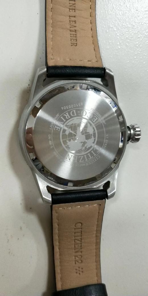 VIP-AW1360-04E 西铁城Citizen 西铁城 光动能AW1360经典时尚大指针夜光运动休闲皮带男表（可能没电） 商品图7