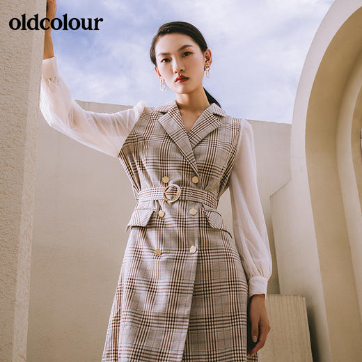 oldcolour秋季商场同款长袖连衣裙女GN31103830 商品图1