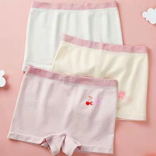 黛唯梵【健康成长，从一条好内裤开始】3条礼盒装儿童内裤，平角学生内裤，多尺码4~16岁男孩女孩透气四角裤 商品图4