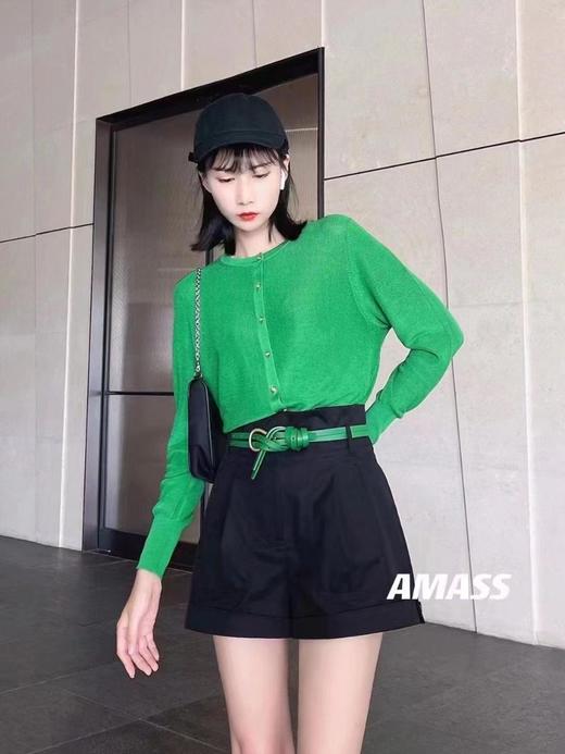 3楼阿玛施AMASS绿色针织开衫 商品图1