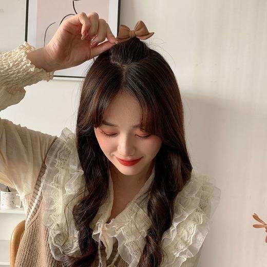 【主播推荐 1套用年】奶咖色小熊头绳新款简约气质发圈高弹力不伤发皮筋卡通头绳 商品图9