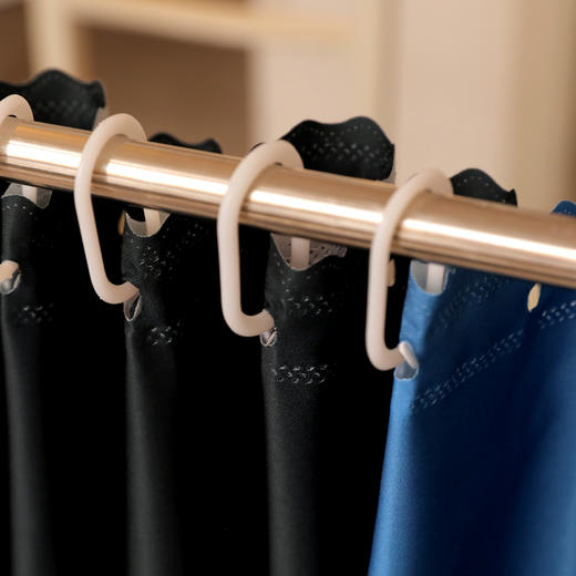 宿舍学生蚊帐数码印花强遮光床帘款三开门 商品图3