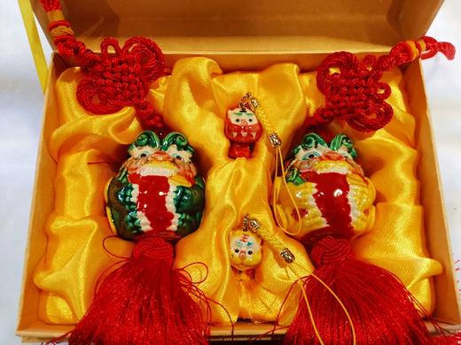 中华老字号南普陀双面对狮（风狮爷）送礼佳品手工艺品 商品图0