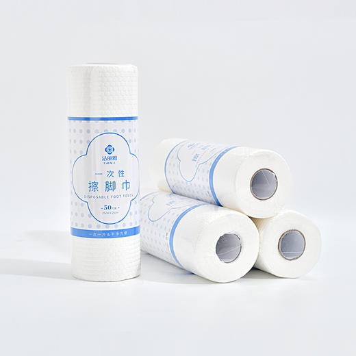 【一次性擦脚巾】家用懒人纸巾足疗吸水毛巾洗脚抹脚加厚抹布 商品图1