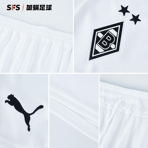 SFS彪马PUMA 22-23门兴主场球裤 球员足球比赛运动短裤 765998-01 商品图3