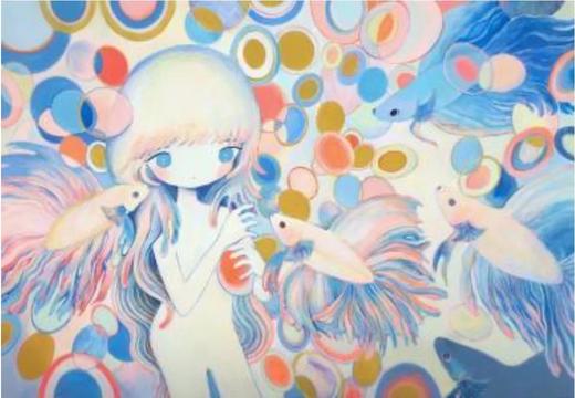 黄菊《斗鱼与少女》 商品图0