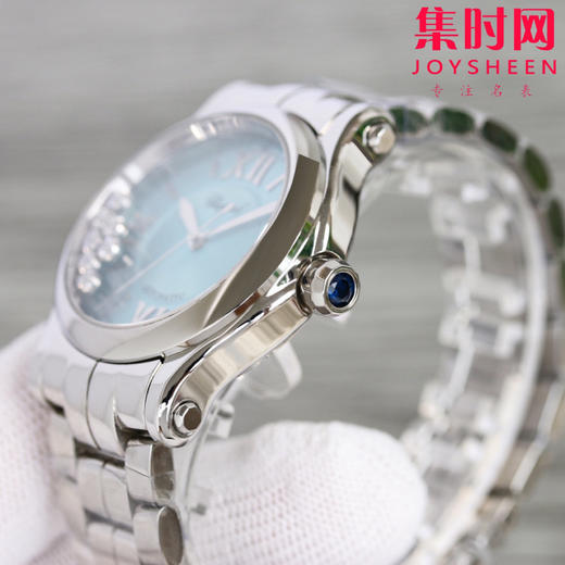 萧邦NR快乐钻系列 蒂芙尼蓝面 7钻新款36mm 女士腕表 商品图5