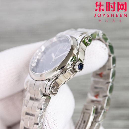萧邦NR快乐钻系列 蒂芙尼蓝面 5钻新款30mm 女士腕表 商品图6