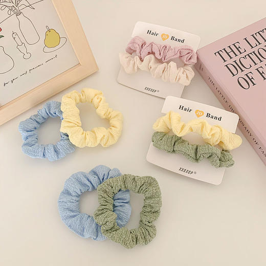 【网红同款】猪大肠发圈韩国ins头绳简约可爱小皮筋女森系 商品图2