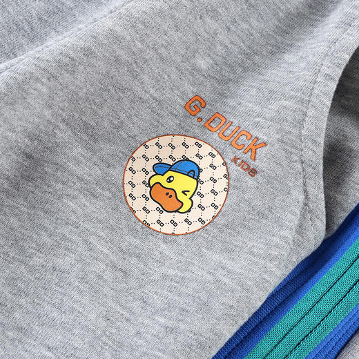 [任选二件99元包邮】G.DUCK儿童裤子春秋款男童运动裤休闲裤女童束脚长裤宝宝卫裤 商品图5