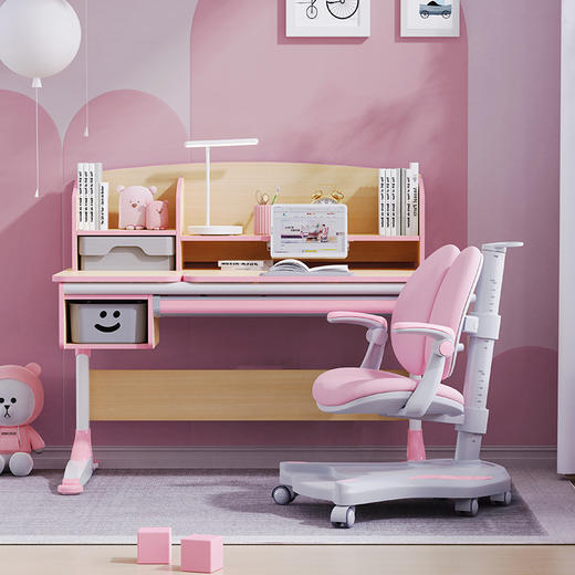 【开学季爆款】爱学习新一代儿童护脊学习桌椅（配套桌椅） 商品图3