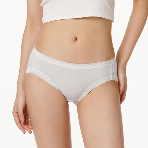 都市丽人健康系列纤柔绵木代尔人棉单品内裤三角中叉女士内裤LK23A2 商品图0