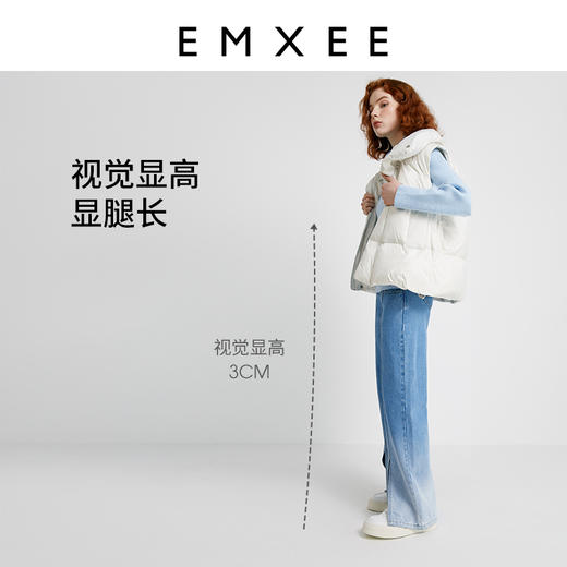 【孕妈服饰】嫚熙孕妇渐变牛仔裤春秋季外穿休闲时尚开衩直筒裤宽松阔腿长裤女 商品图1