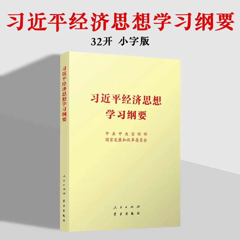习近平经济思想学习纲要 32开