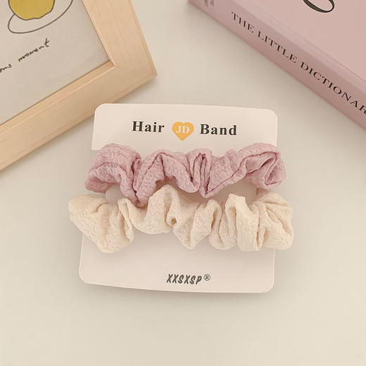 【网红同款】猪大肠发圈韩国ins头绳简约可爱小皮筋女森系 商品图5