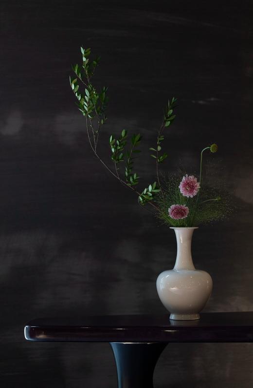 白瓷长颈瓶 花瓶 花器 商品图3