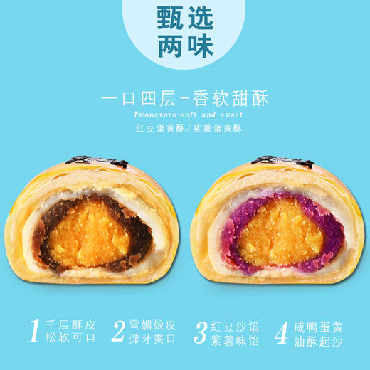 佬食仁雪媚娘蛋黄酥300g 6枚 商品图8