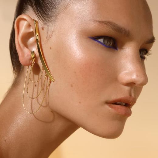 订购6周到｜MAM-Draped Chain-金色垂链 耳挂（右耳单只）［西班牙设计师］ 商品图2