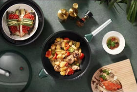 三禾锅具 炒锅 蒸锅，大勺