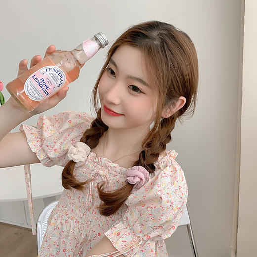 【网红同款】猪大肠发圈韩国ins头绳简约可爱小皮筋女森系 商品图1