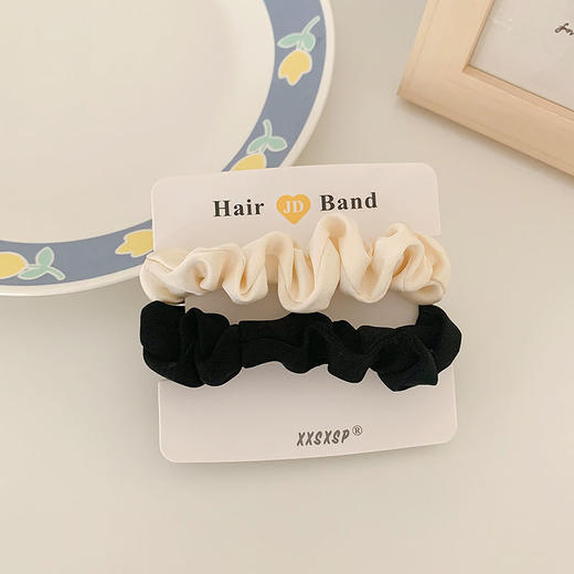 【网红同款】猪大肠发圈韩国ins头绳简约可爱小皮筋女森系 商品图6