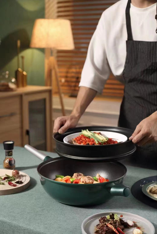 三禾锅具 炒锅 蒸锅，大勺 商品图2