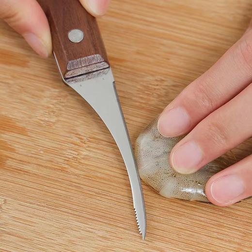 【春艺】去虾线刀神器第厨房用不锈钢专挑虾线剔除剥虾工具开虾背刀 S仓 商品图2