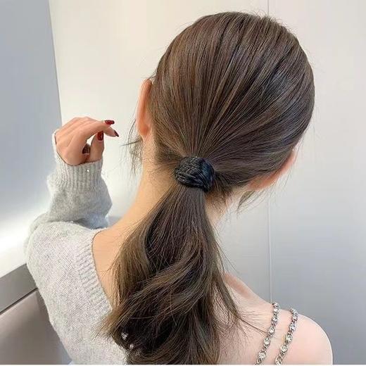 【小红书同款】仿真头发头绳假发发圈扎高马尾明星网红简约气质百搭绑头绳头饰 商品图2