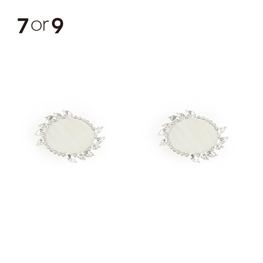 椭圆贝母镶钻前扣 商品图4