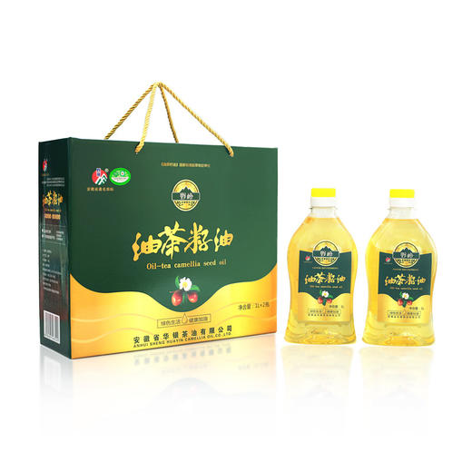 野岭有机山茶油礼盒1L*2瓶 商品图0