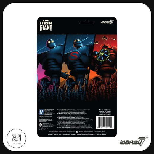 现货 Super7 钢铁巨人 挂卡系列 动画 超级钢铁巨人 商品图11