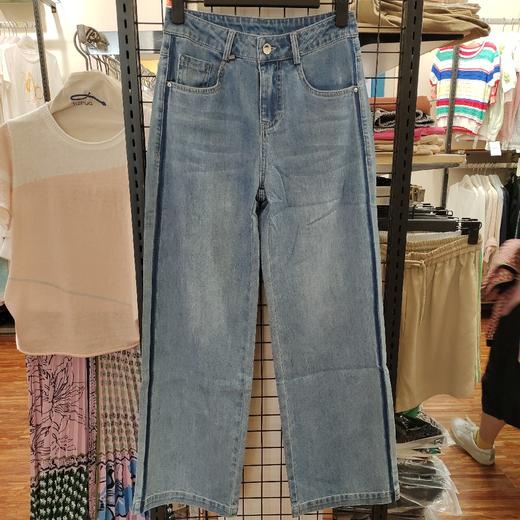 女直筒牛仔裤8118 商品图0
