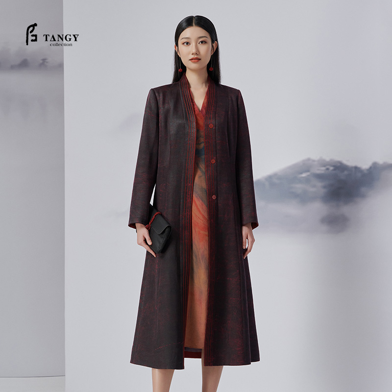 TANGY Collection/天意精品2022年秋冬新品时色系列茛绸外套